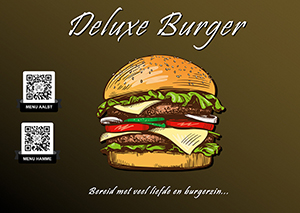 Placemat Deluxe Burger Aalst Hamme